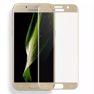 Защитное стекло для Samsung Galaxy A3 2017 A320 Tempered Glass 3D Золотой смотреть фото | belker.com.ua