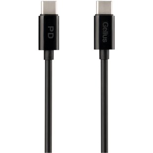 Кабель USB-C на USB-C Gelius Contact GP-UC112 60W 2 метра Черный