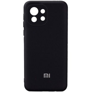 Оригинальный чехол для Xiaomi Mi 11 Lite Soft case Черный смотреть фото | belker.com.ua