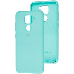 Оригинальный чехол для Xiaomi Redmi Note 9 Soft Case Бирюзовый смотреть фото | belker.com.ua