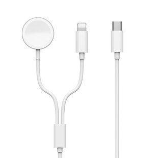 Зарядка Apple Watch Type-C Wiwu 2 in 1 For Watch M10 1.5 метра