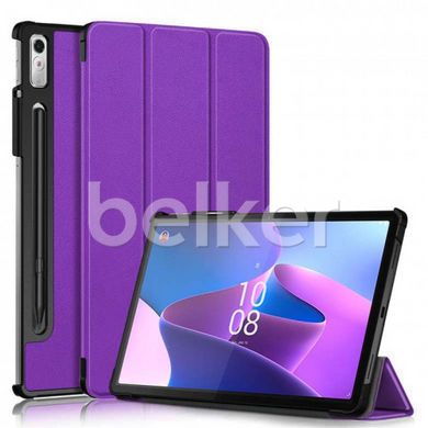 Чехол для Lenovo Tab P11 Pro 2nd Gen 11.2 2023 Moko кожаный Фиолетовый