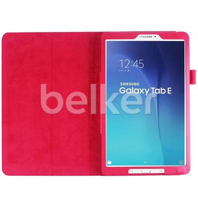 Чехол для Samsung Galaxy Tab E 9.6 T560, T561 TTX Кожаный Малиновый смотреть фото | belker.com.ua