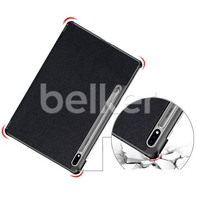 Чехол для Samsung Galaxy Tab S7 Plus (T970/975) Moko кожаный Черный