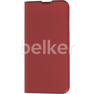 Чехол книжка на Samsung Galaxy A07s (A077) Book Cover Gelius Shell Case Бордовый