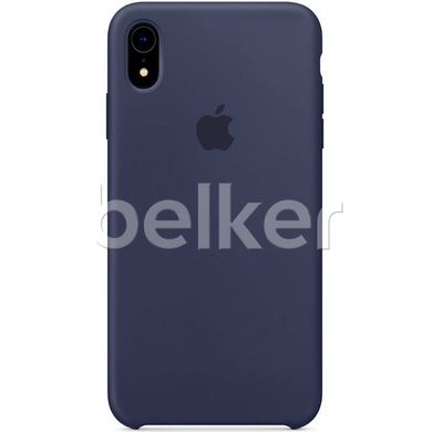 Оригинальный чехол для iPhone XR Silicone Case Тёмно-серый смотреть фото | belker.com.ua