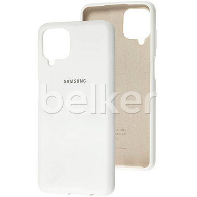 Оригинальный чехол для Samsung Galaxy A12 (SM-A125) Soft case Белый смотреть фото | belker.com.ua
