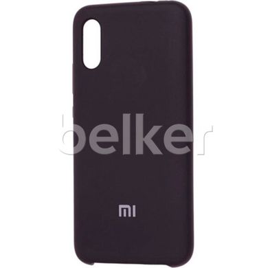 Оригинальный чехол для Xiaomi Redmi 7a Silicone Case Черный смотреть фото | belker.com.ua