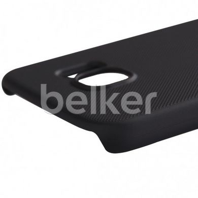 Пластиковый чехол для Samsung Galaxy S6 Edge G925 Nillkin Frosted Shield Черный смотреть фото | belker.com.ua