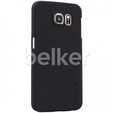 Пластиковый чехол для Samsung Galaxy S6 Edge G925 Nillkin Frosted Shield Черный смотреть фото | belker.com.ua