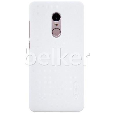 Пластиковый чехол для Xiaomi Redmi Note 4 Nillkin Frosted Shield Белый смотреть фото | belker.com.ua