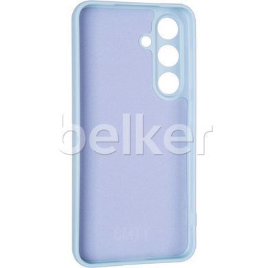 Противоударный чехол для Samsung Galaxy A18 (A185) Full soft case Голубой