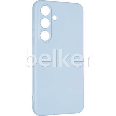 Противоударный чехол для Samsung Galaxy A18 (A185) Full soft case Голубой