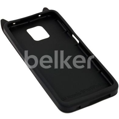 Силиконовый чехол для Xiaomi Redmi Note 9 Pro Cute Cat case Черный смотреть фото | belker.com.ua