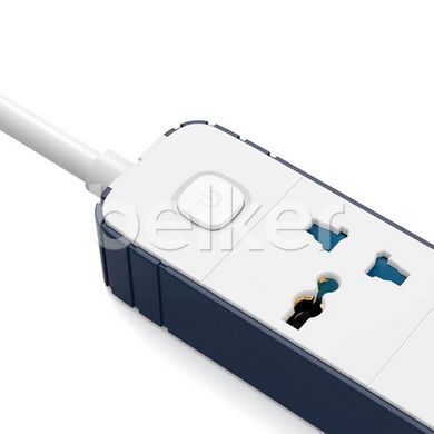 Удлинитель сетевой фильтр с зарядкой для смартфона Wiwu 8in1 GaN Power Strip Wi-S007 2 метра