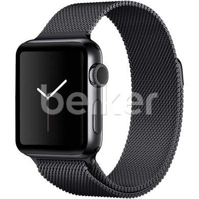 Защитное стекло Apple Watch 42 mm Tempered Glass 3D Черный смотреть фото | belker.com.ua