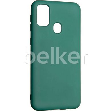 Защитный чехол для Samsung Galaxy M21 (M215) Full Soft case Зелёный смотреть фото | belker.com.ua
