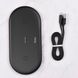 Беспроводное зарядное устройство Hoco CW23 Dual fast charger Black Черный в магазине belker.com.ua