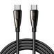 Кабель USB-C на USB-C JoyRoom SA31-CC5 240W 1.2 метра Черный в магазине belker.com.ua