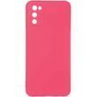 Защитный чехол для Samsung Galaxy A03S (A037) Full Soft case Черный Малиновый смотреть фото | belker.com.ua