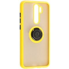 Чехол для Xiaomi Redmi Note 8 Pro LikGus Ring case Жёлтый смотреть фото | belker.com.ua