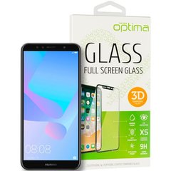 Защитное стекло для Huawei Y6 Prime 2018 Optima 5D Черный смотреть фото | belker.com.ua