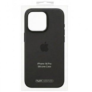 Чехол для iPhone 16 Pro Silicone Case with MagSafe (AAA) Черный