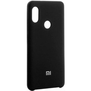 Чехол для Xiaomi Redmi Note 6 Pro Silicone Case оригинальный Черный смотреть фото | belker.com.ua