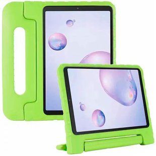 Противоударный чехол для Samsung Galaxy Tab A7 10.4 2020 Silicone handle Зелёный смотреть фото | belker.com.ua