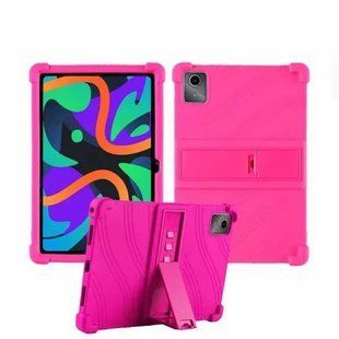 Противоударный чехол Lenovo Tab M11 2024 (TB-330FU 331FC) Silicone armor Малиновый