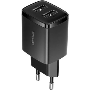 Зарядное устройство Baseus Compact Charger 10.5W Черное