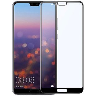 Защитное стекло для Huawei P20 Optima 5D Черный смотреть фото | belker.com.ua