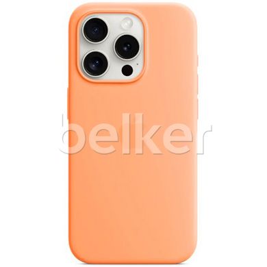 Чехол для для iPhone 15 Pro Silicone case Оранжевый смотреть фото | belker.com.ua