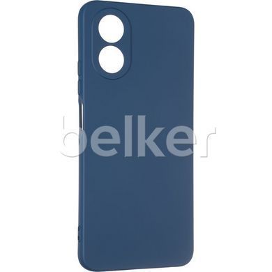Чехол для Oppo A38 Full soft case Синий