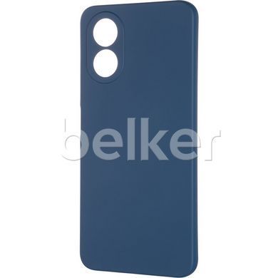 Чехол для Oppo A38 Full soft case Синий