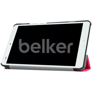 Чехол для Huawei MediaPad M3 Lite 8.0 Moko кожаный Малиновый смотреть фото | belker.com.ua