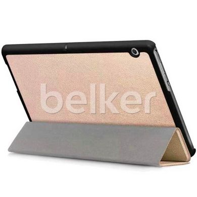 Чехол для Huawei MediaPad T3 10 Moko кожаный Золотой смотреть фото | belker.com.ua