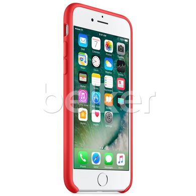 Чехол для iPhone 7 Apple Silicone Case Красный смотреть фото | belker.com.ua
