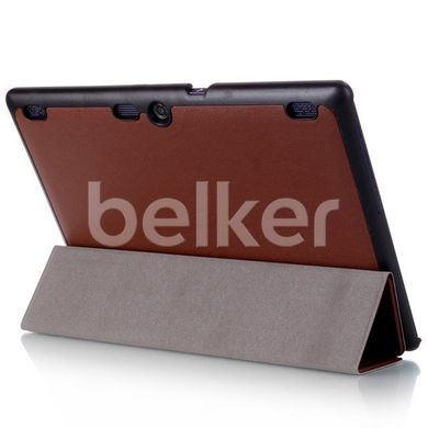 Чехол для Lenovo Tab 3 10.1 x70 Moko кожаный Коричневый смотреть фото | belker.com.ua