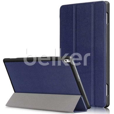 Чехол для Lenovo Tab 4 10.1 Plus x704 Moko кожаный Темно-синий смотреть фото | belker.com.ua