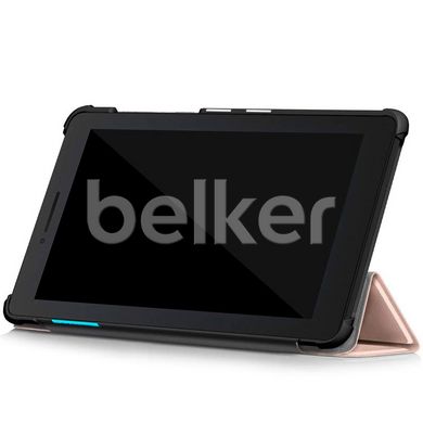 Чехол для Lenovo Tab E7 7.0 TB-7104 Moko кожаный Золотой смотреть фото | belker.com.ua