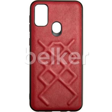 Чехол для Samsung Galaxy M30s (M307) Jesco Leather case Красный смотреть фото | belker.com.ua