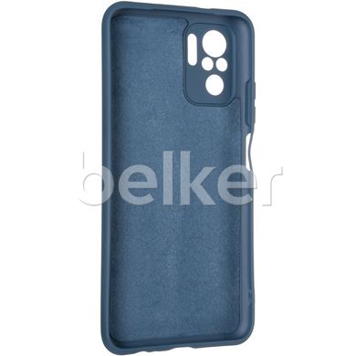 Чехол для Xiaomi Redmi Note 10 Full Soft case Синий смотреть фото | belker.com.ua