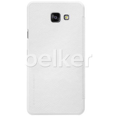 Чехол книжка для Samsung Galaxy A7 2016 A710 Nillkin Qin кожаный Белый смотреть фото | belker.com.ua