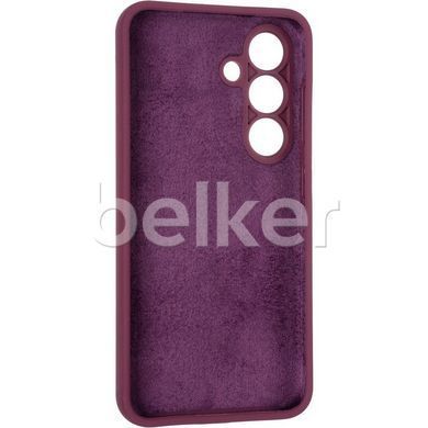 Чехол Samsung Galaxy S25 (S931) Silicone Case Бордовый