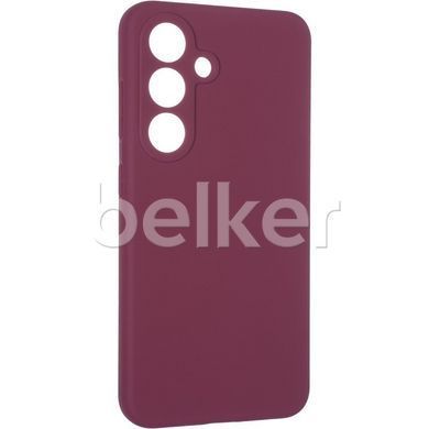 Чехол Samsung Galaxy S25 (S931) Silicone Case Бордовый