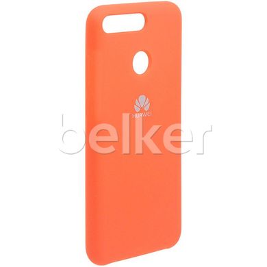 Оригинальный чехол для Huawei Y7 Prime 2018 Silicone Case Оранжевый смотреть фото | belker.com.ua