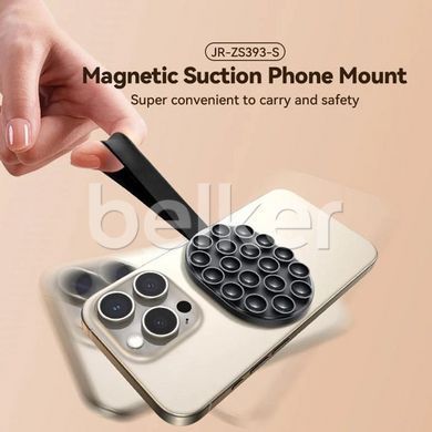 Селифи держатель для iPhone Joyroom Magnetic Suction Phone Mount JR-ZS393-S Черный