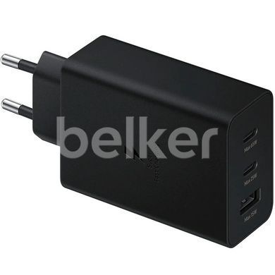 Зарядное устройство Samsung Fast Charge 65W Power Adapter Trio (EP-T6530NBE) Черное