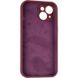 Чехол для iPhone 15 Full Soft case Вишневый в магазине belker.com.ua